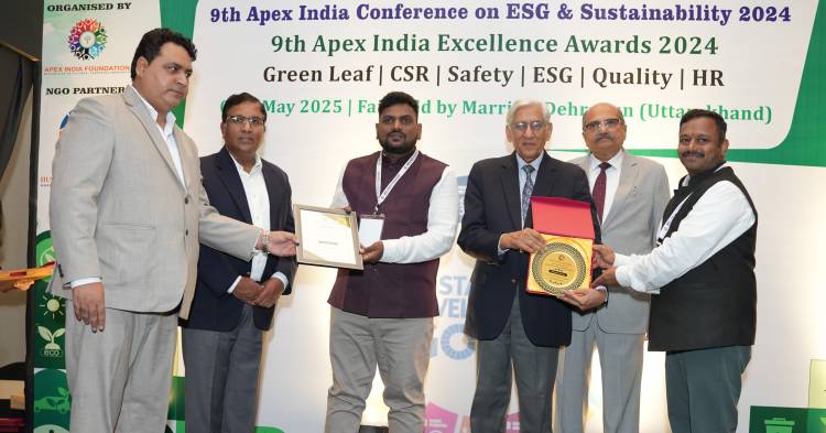 Adani Gangavaram Port Wins Platinum Award in Environmental Excellence at APEX India Green Leaf Awards 2024
