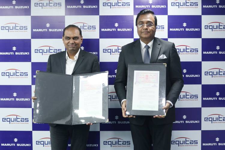 Maruti Suzuki collaborates with Equitas Small Finance Bank to expand retail car financing network