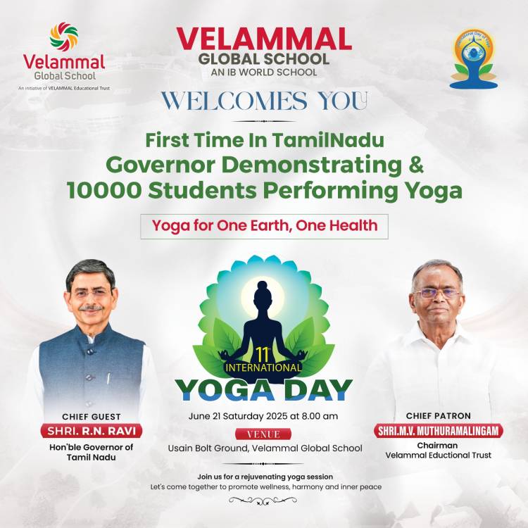 ஜூன் 21 ம் தேதி சனிக்கிழமை சர்வதேச யோகா தினம்