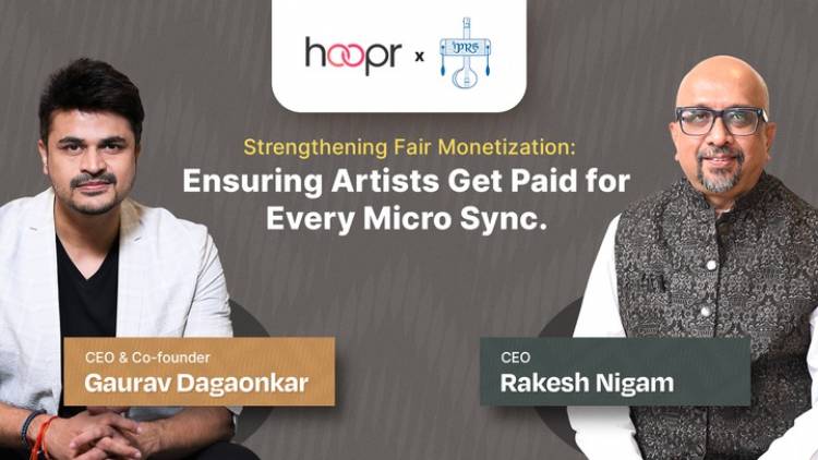 Hoopr Partners with IPRS to Strengthen Music Royalty Ecosystem in India