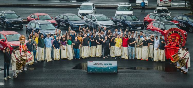 Honda Cars India Flags Off Annual ‘Drive to Discover’  with the Theme ‘Monsoon Trail’