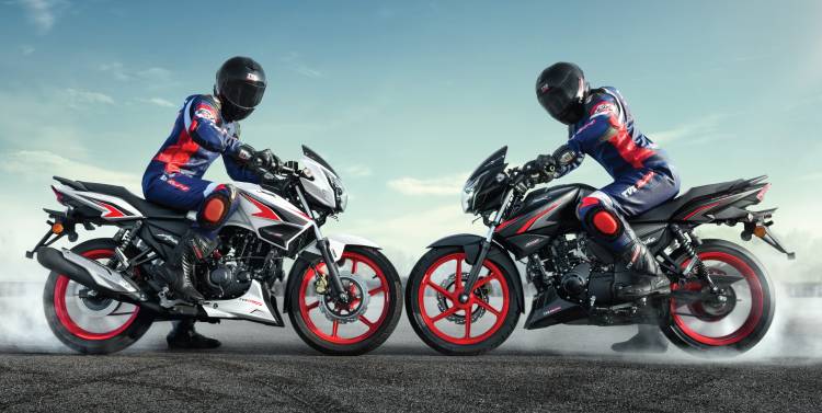INDIA’S MOST POWERFUL 160 CC MOTORCYCLE - TVS APACHE RTR 160 NOW WITH DUAL CHANNEL ABS