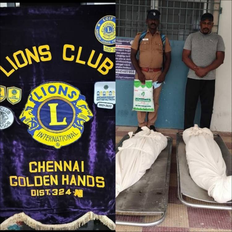  Lions club of Chennai Golden hands