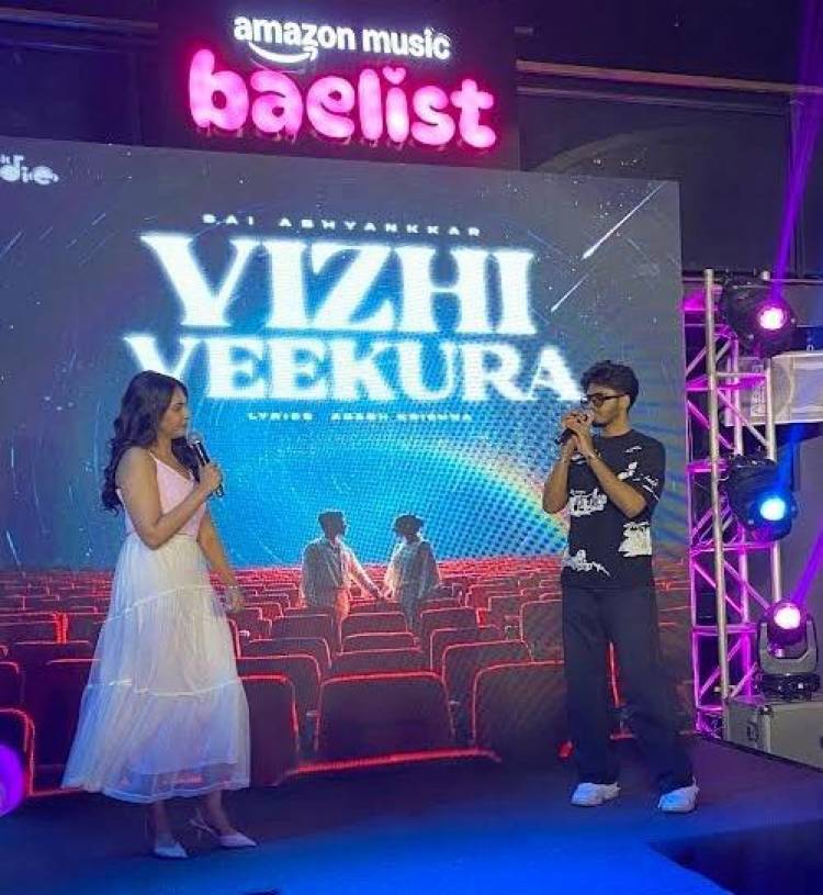 ‘Katchi Sera’ Sensation Sai Abhyankkar Drops New Track at Amazon Music India’s baelist Listening Party in Chennai!