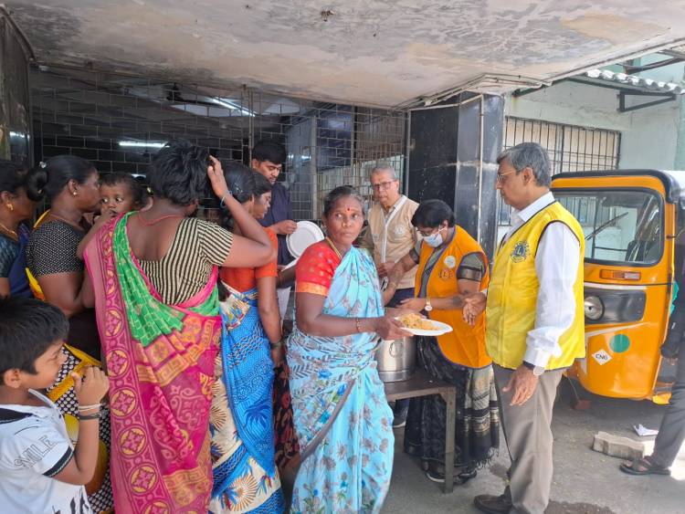 9th day hunger project at ICH Egmore, Chennai.  Chief Guest: Mjf Ln. Abi Shankari. Project sponcered by Mrs& Mr. MITESH SHAH.
