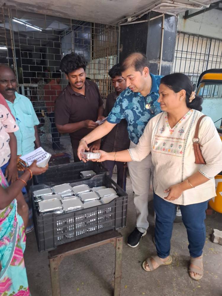 9th day hunger project at ICH Egmore, Chennai.  Chief Guest: Mjf Ln. Abi Shankari. Project sponcered by Mrs& Mr. MITESH SHAH.