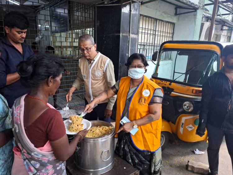 9th day hunger project at ICH Egmore, Chennai.  Chief Guest: Mjf Ln. Abi Shankari. Project sponcered by Mrs& Mr. MITESH SHAH.