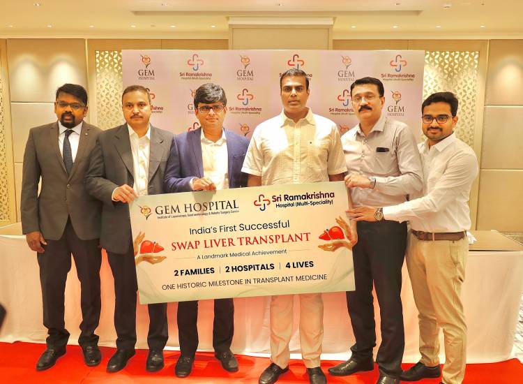 India’s First Inter-Hospital Swap Liver Transplant Successfully Performed in Coimbatore