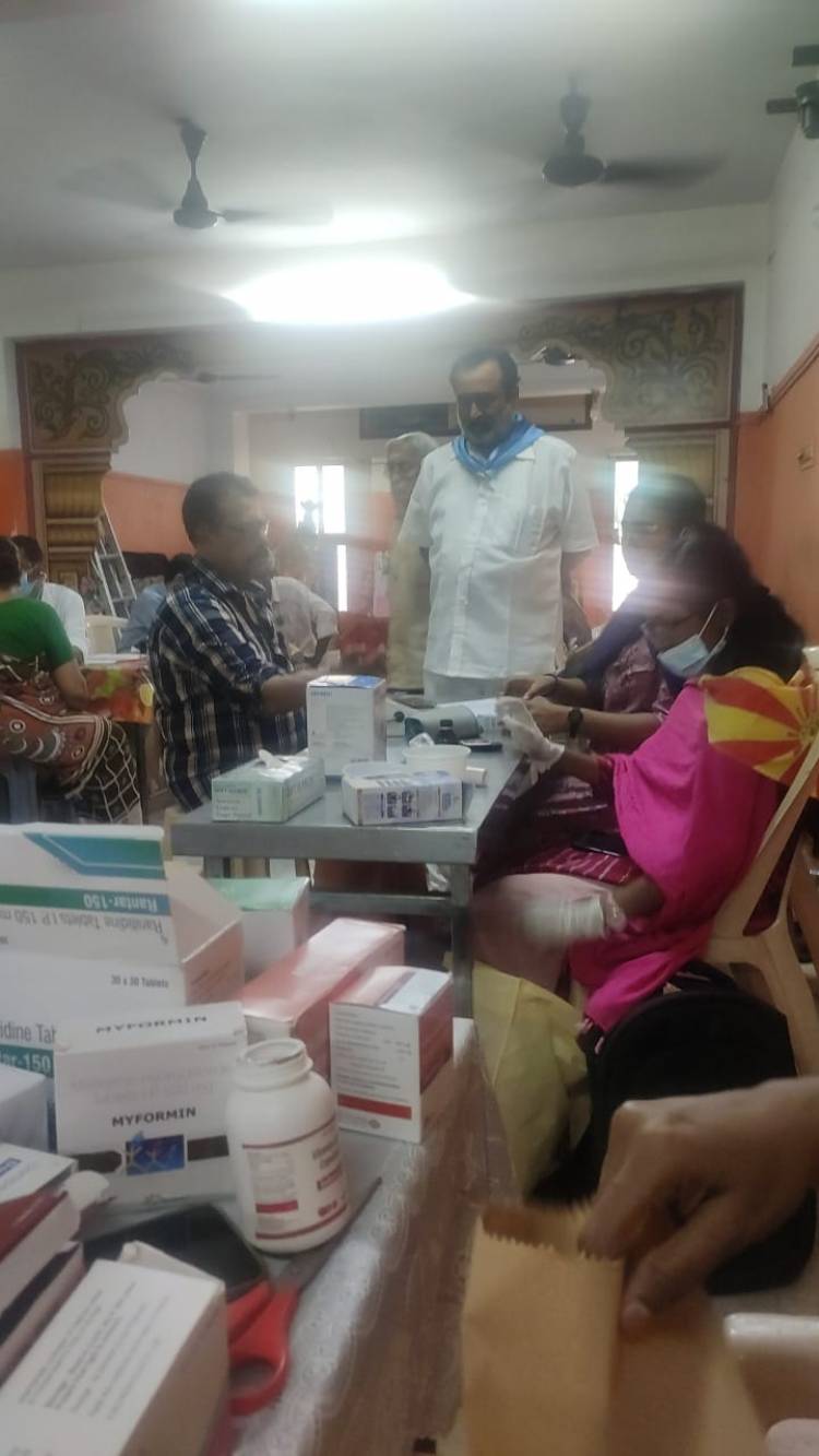 Sairam  By the Divine Grace and Blessings of our Bhagwan Sri Sathya Sai Baba Varu, today's (20/7/2025)  Saikrupa Egmore ( July 25)   8th Medical Camp went on well with Doctors,  Patients, Paramedical Staff,  Sevadals and Devotees.