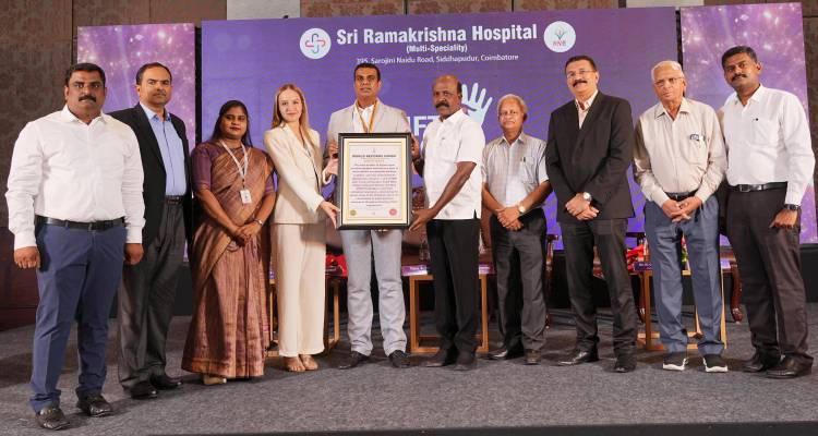 Sri Ramakrishna Hospital creates a new global benchmark in organ donation