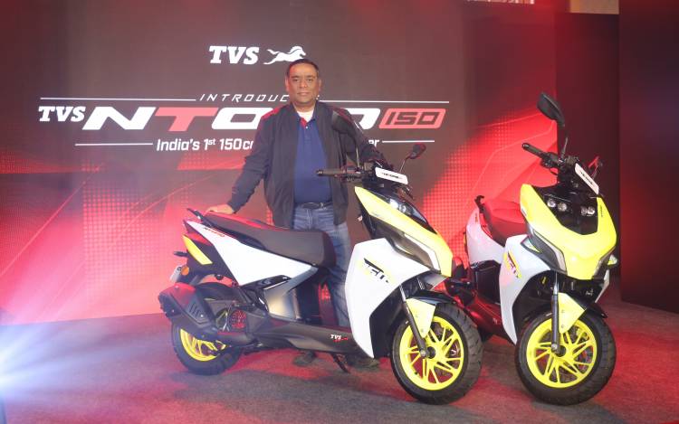 TVS MOTOR COMPANY LAUNCHES TVS NTORQ 150