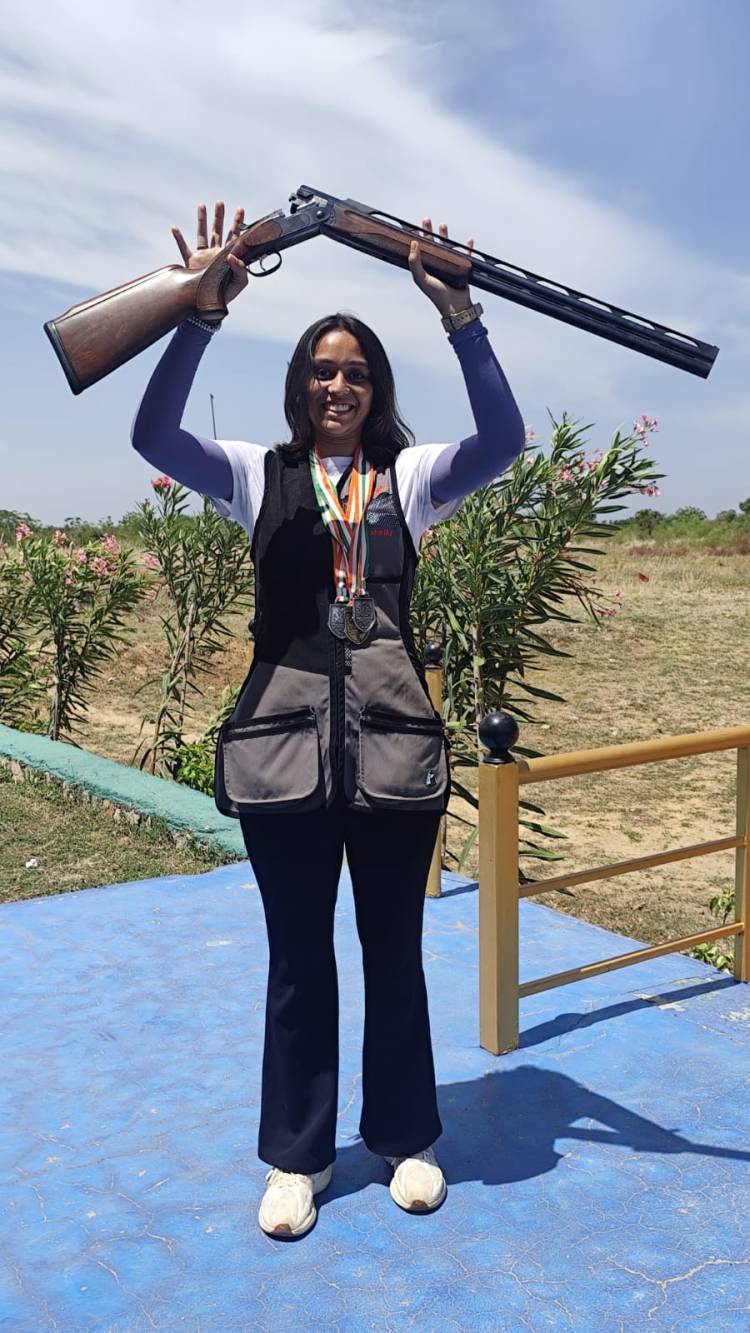 SRMIST Shooter Triumphs at 51st TN State Shooting Championship