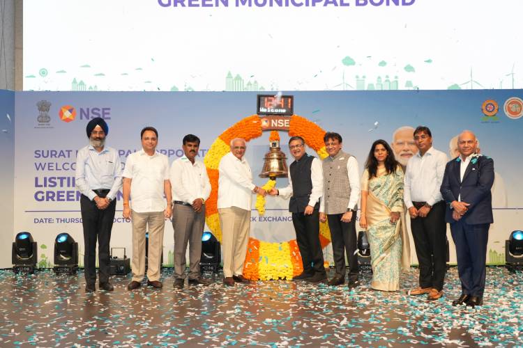 Surat Municipal Corporation Lists ₹200 Crore Green Municipal Bond public issue on NSE - marks a milestone in sustainable urban finance
