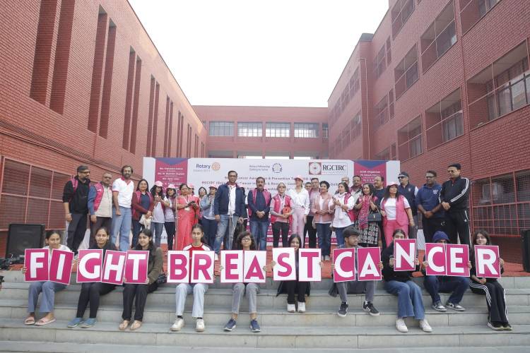 Gulabi Udaan' Cyclothon Successfully Unites Hundreds in Delhi to Champion Breast Cancer Awareness and Early Detection