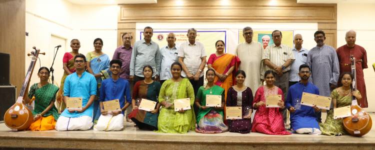 Young talent honoured Indian Fine Arts Society’s 93rd annual Music Competition Legacy of Carnatic Music is in safe hands, speakers laud youth