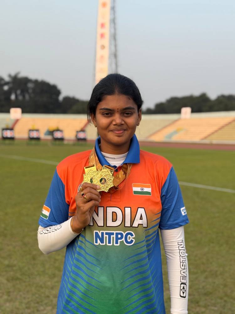 KL Deemed to be University Alumna Makes India Proud with Double Gold at Asian Archery Championships