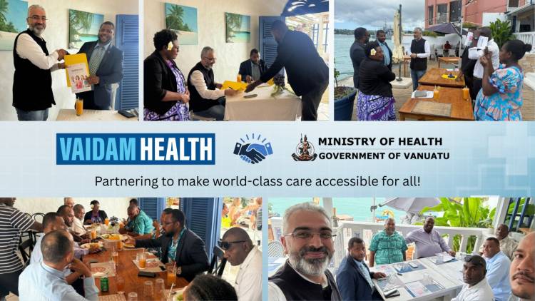 Vaidam Health and Ministry of Health, Vanuatu Join Hands to Strengthen Cross-Border Healthcare