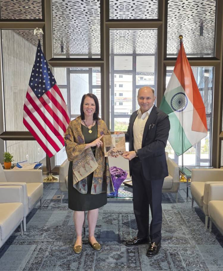 H.E. Dr. Nawab Mir Nasir Ali Khan Meets U.S. Consul General H.E. Laura Williams to Explore Trilateral Cooperation!