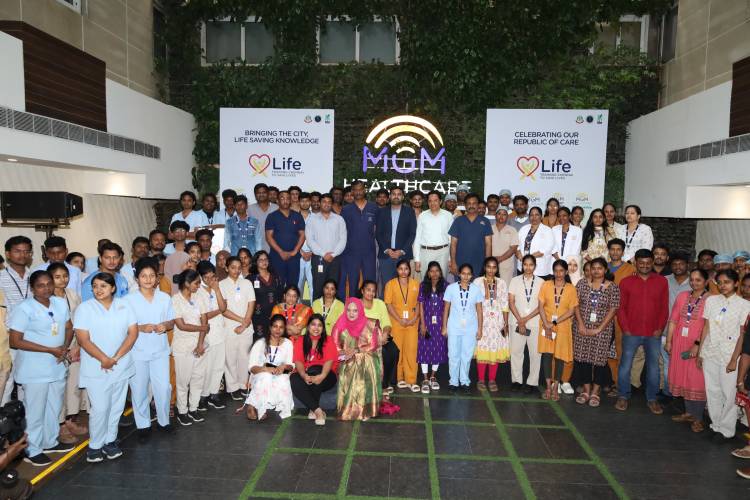 MGM Group of Hospitals Conducts BLS Training to Raise Cardiac Emergency Awareness 