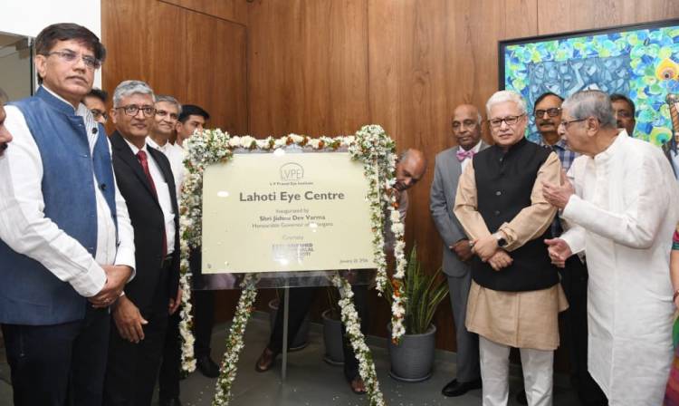 Shri Jishnu Dev Varma, Honorable Governor of Telangana inaugurates LVPEI's Lahoti Eye Centre at Kondapur