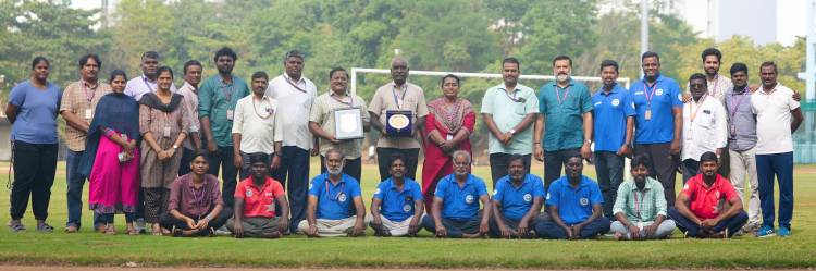 SRMIST, Directorate of Sports Honored with HABICOO Sports Award 2025–26