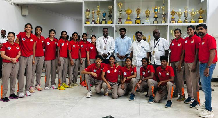 Indian University Volleyball Teams Receive Blessings and Jerseys Ahead of Federation Cup 2026
