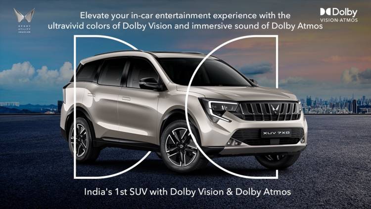 Mahindra launches XUV 7XO as India’s first vehicle with Dolby Vision and Dolby Atmos, redefining the future of in-car entertainment