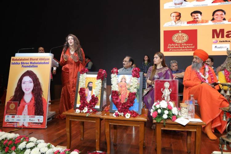 Ishika Shri Mahalakshmi Bharat Abhiyaan Launched in Delhi with Collective Blessings of Sanatan Gurus