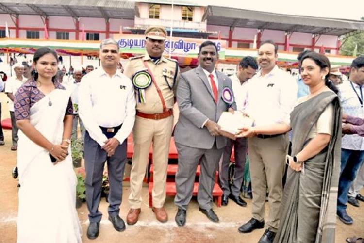 கேட்டர்பில்லர் இந்தியா நிறுவனம் CSR சிறந்த சாதனை விருது பெற்றது