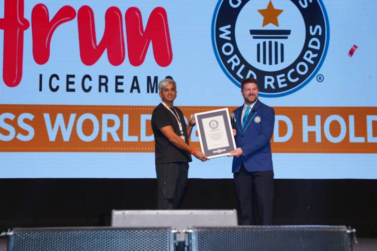 Arun Ice creams Sets Guinness World Record with 5,000 Children in Hyderabad
