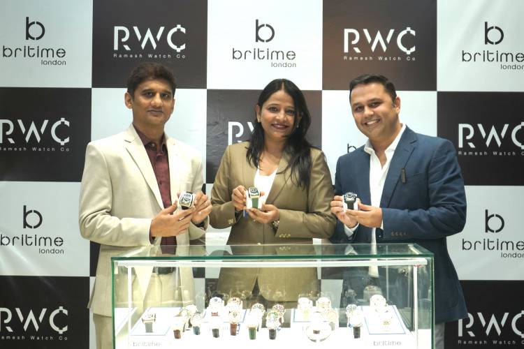Ramesh Watch Company introduces the British luxury watch brand Britime London at Jubilee Hills, Hyderabad