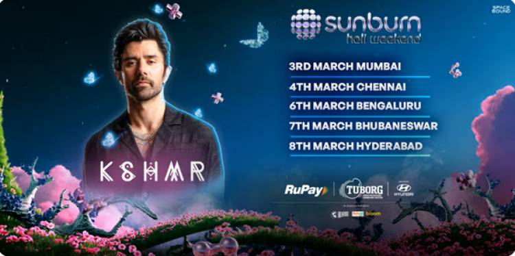 Global EDM Powerhouse KSHMR Set to Ignite India with Sunburn Holi Weekend 2026