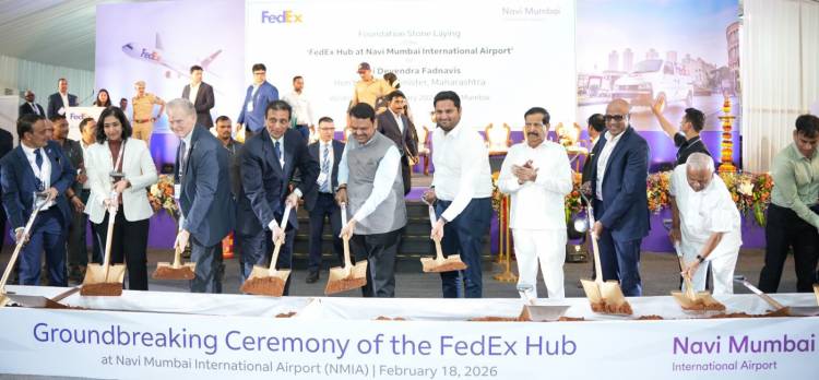 FedEx Breaks Ground on a Fully Automated Air Cargo Hub at Navi Mumbai International Airport
