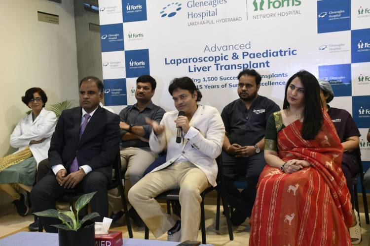 Gleneagles Hospitals, Lakdi-ka-pul (part of the Fortis Healthcare Network), Achieves Milestone in Adult Laparoscopic Donor Liver Surgery and Pediatrics Liver Transplantation