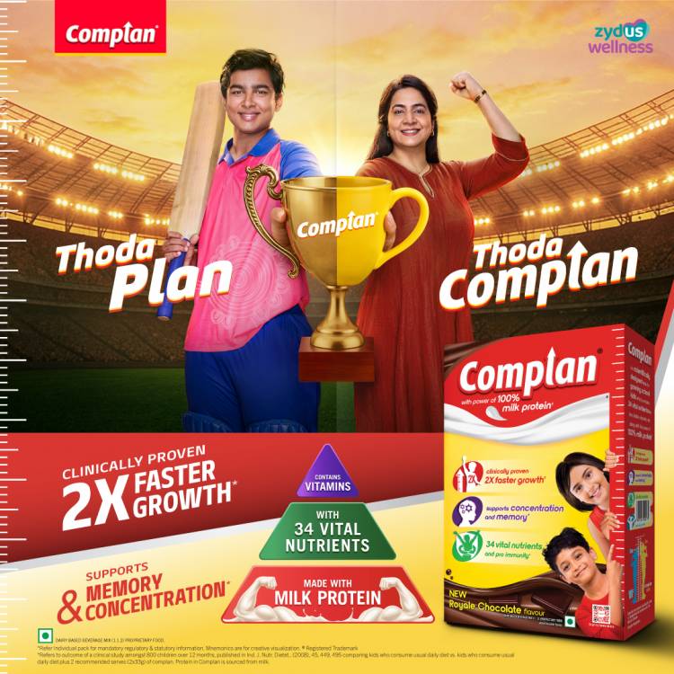 Zydus Wellness’ Complan onboards Vaibhav Suryavanshi; unveils ‘Thoda Plan, Thoda Complan’ campaign in Tamil Nadu