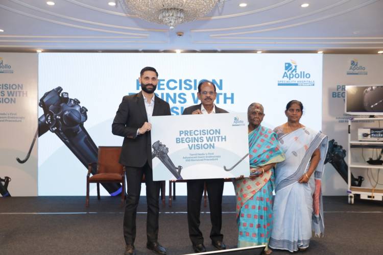 Apollo Speciality Hospitals, Teynampet Successfully Removes 15-cm Colon Tumor in 80-Year-Old Using Advanced Zoom Scope Technology 