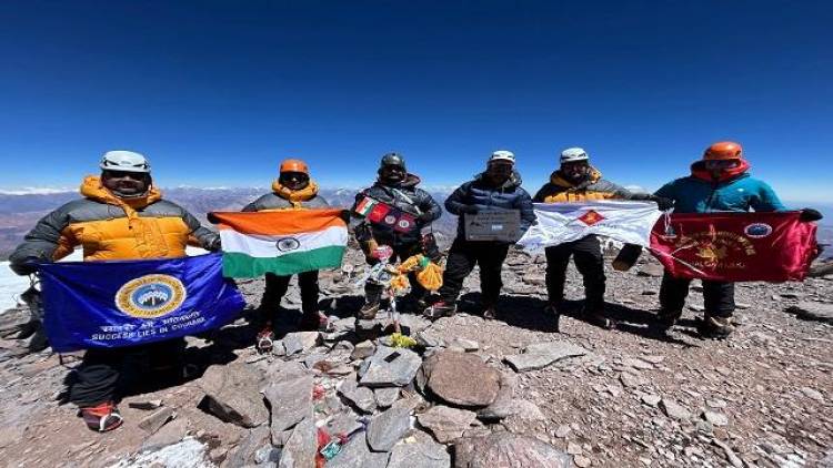 Indian Team Summits Mount Aconcagua