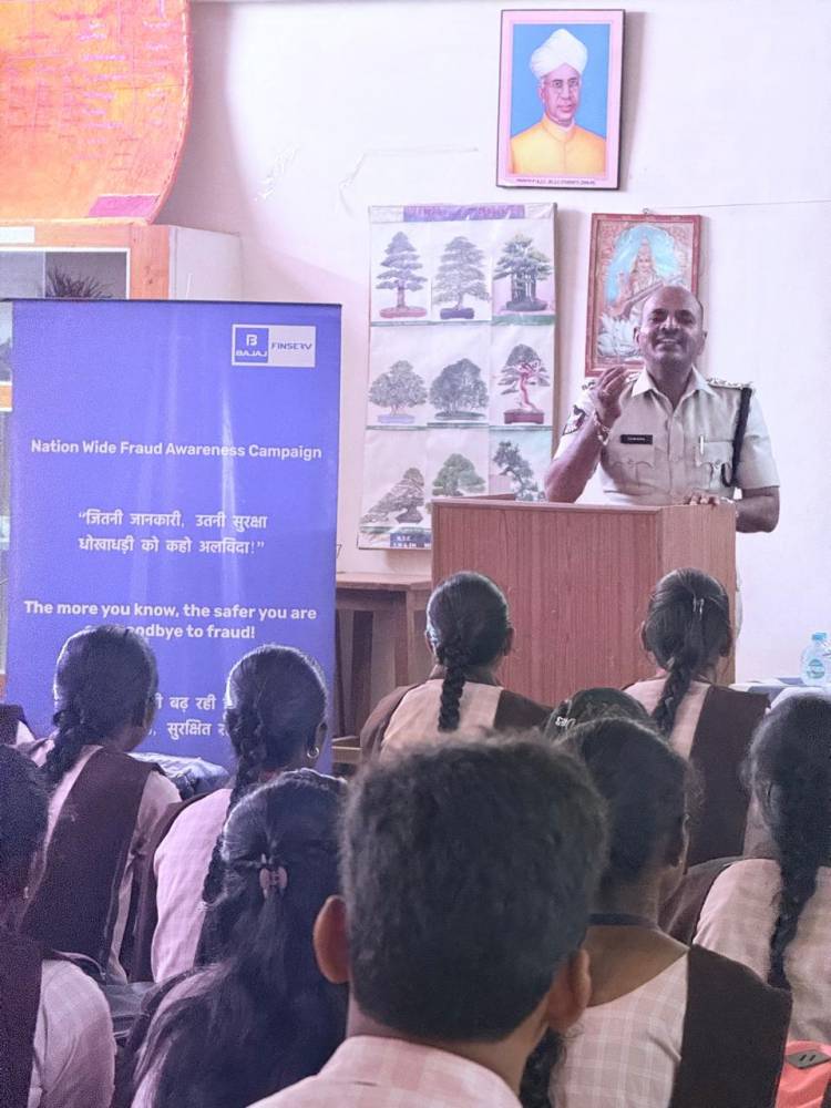 Bajaj Finance organizes Cyber Fraud awareness session for students in Anantapur