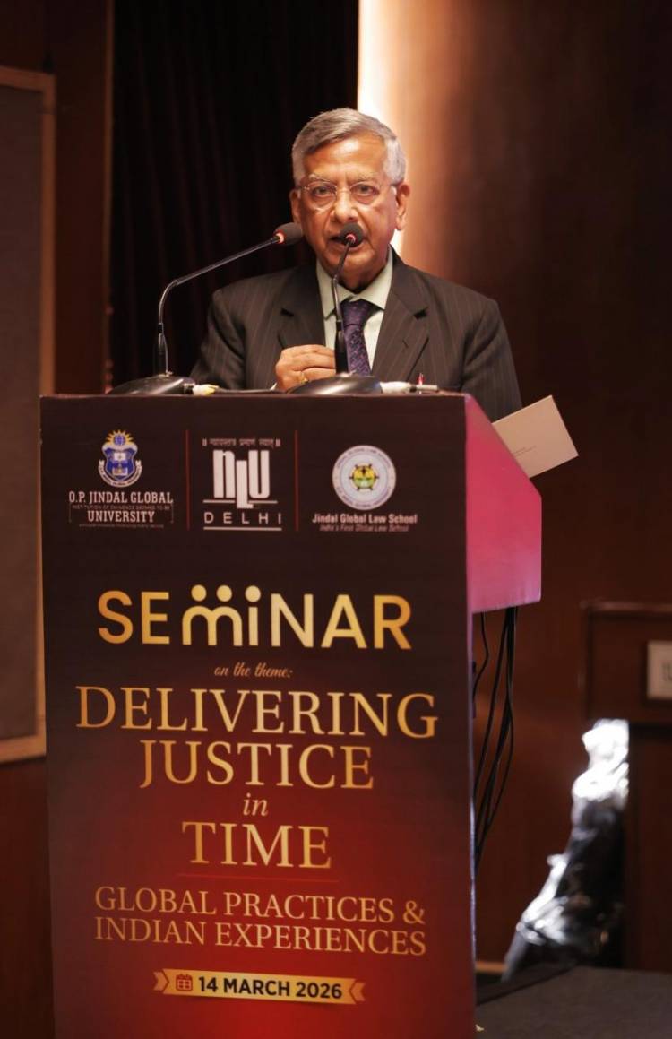 Attorney General for India Calls for a New Framework for Plea Bargaining at Seminar on Delivering Justice In Time