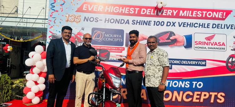  Mourya Concepts Celebrates 20 Years with Employee-Centric Initiatives; 135 Two-Wheelers Distributed Across India
