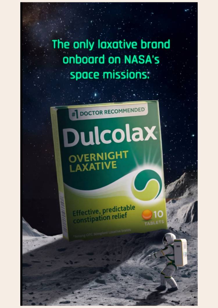 NASA Moon Mission launched - and Dulcolax is on Board! - நாசாவின் நிலவுப் பயணம் தொடங்கியுள்ளது - அதில் டல்கோலாக்ஸும் உள்ளது!