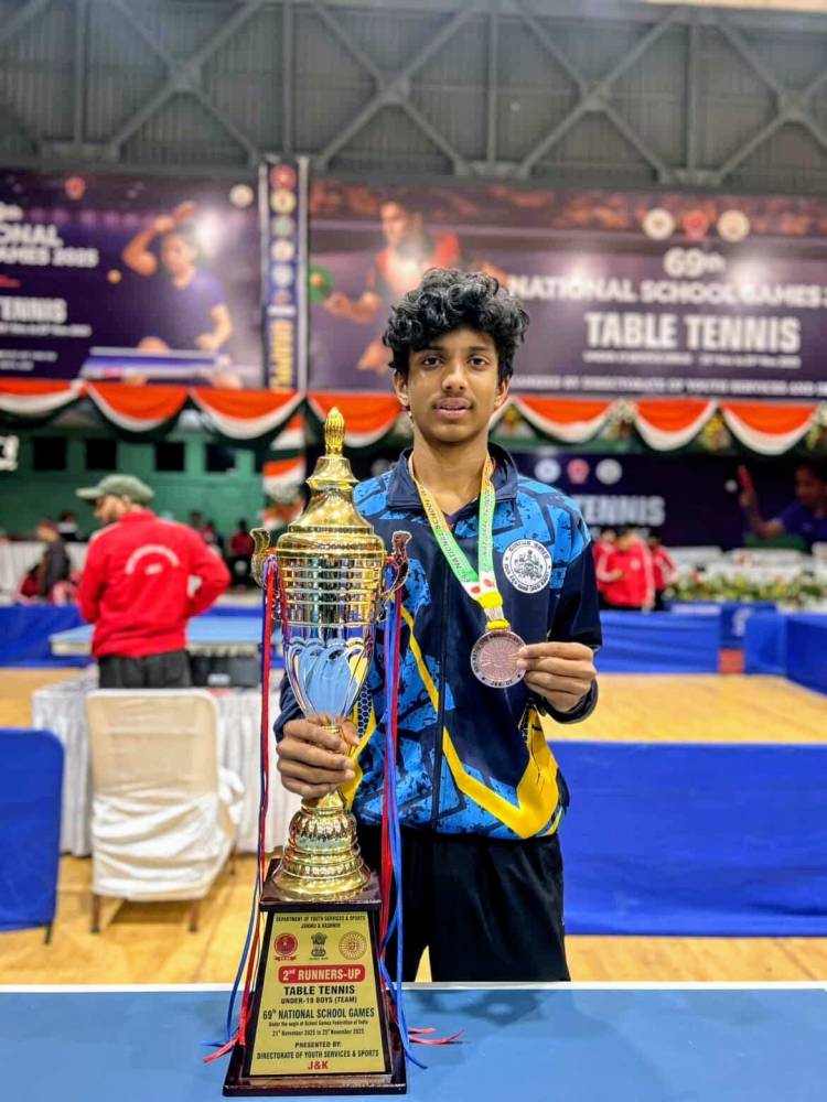  ACADEMIC EXCELLENCE MEETS SPORTING GLORY: ABHINAV K MURTHY SHINES BRIGHT