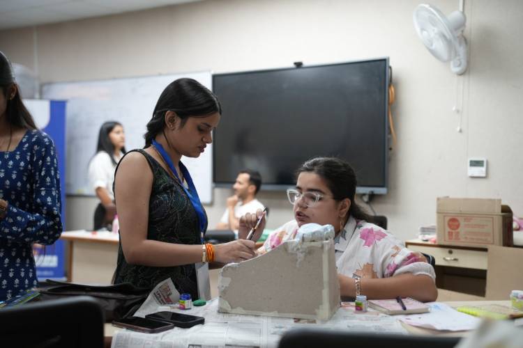 JKLU Hosts Transformative Design Workshop with Gaurav Juyal, Inspiring Students to Create Worlds Beyond the Screen