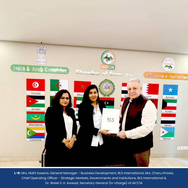 BLS International Signs MoU with IACCIA to facilitate Commercial Attestation Services across India