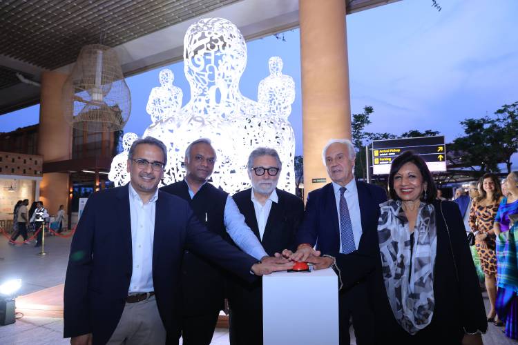 Biocon Foundation and BIAL Unveil Jaume Plensa’s Sculpture “Bengaluru’s Soul” at Kempegowda International Airport Bengaluru