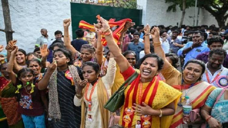 Breakthrough for Tamilaga Vettri Kazhagam in Chennai
