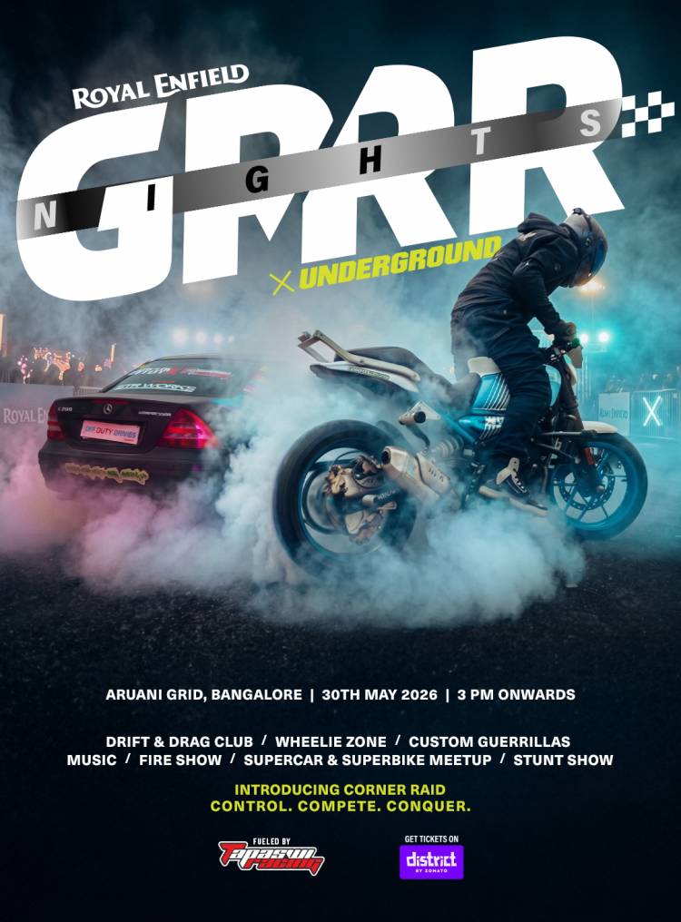 ROYAL ENFIELD BRINGS ITS HIGH-OCTANE GRRR NIGHTS X UNDERGROUND EXPERIENCE TO BENGALURU