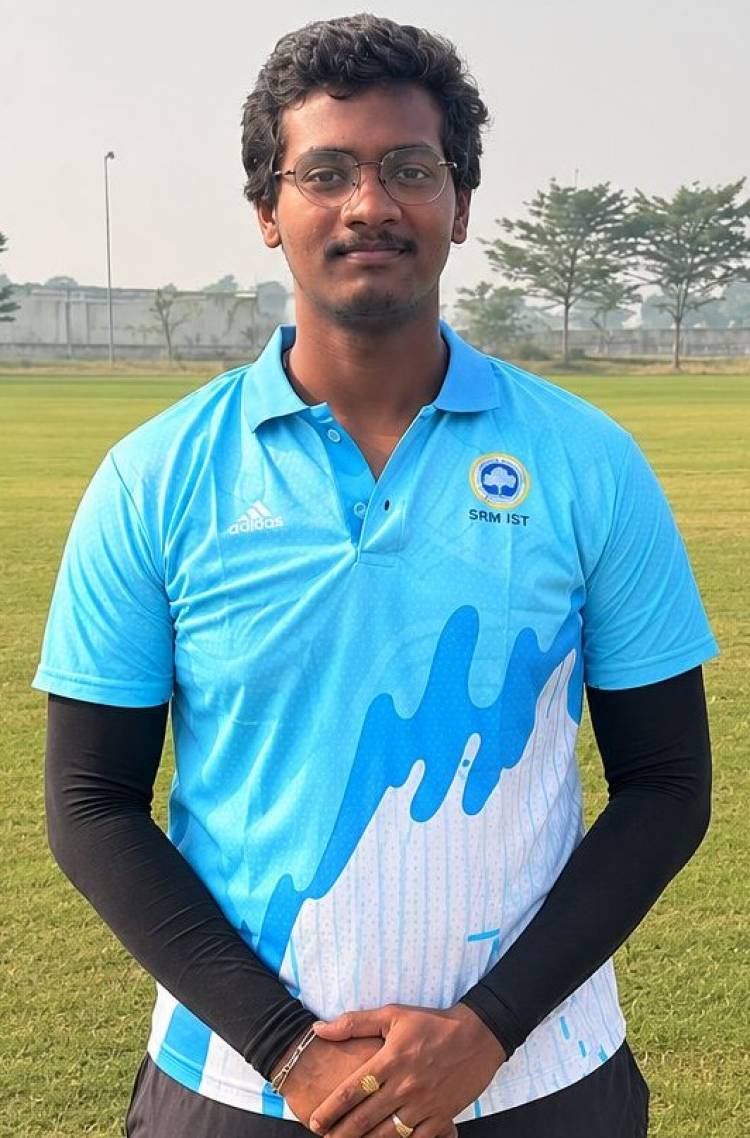  SRMIST Archer Thirumuru Ganesh Mani Ratnam Selected to Represent India in 2026 Archery World Cup Stages 3 & 4