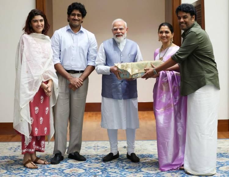 Mrs Kushbu sundar met PM Shri Nrendra Modi ji