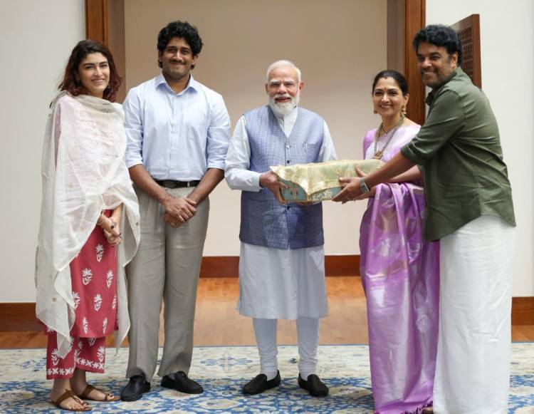 Mrs Kushbu sundar met PM Shri Nrendra Modi ji